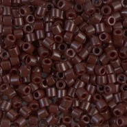 Miyuki delica kralen 8/0 - Opaque chocolate brown DBL-734